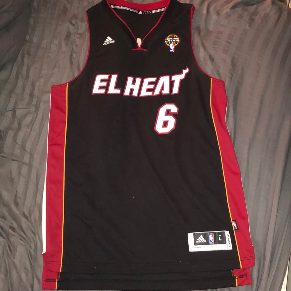 Adidas Lebron James ‘El Heat’ Noche Latina jersey